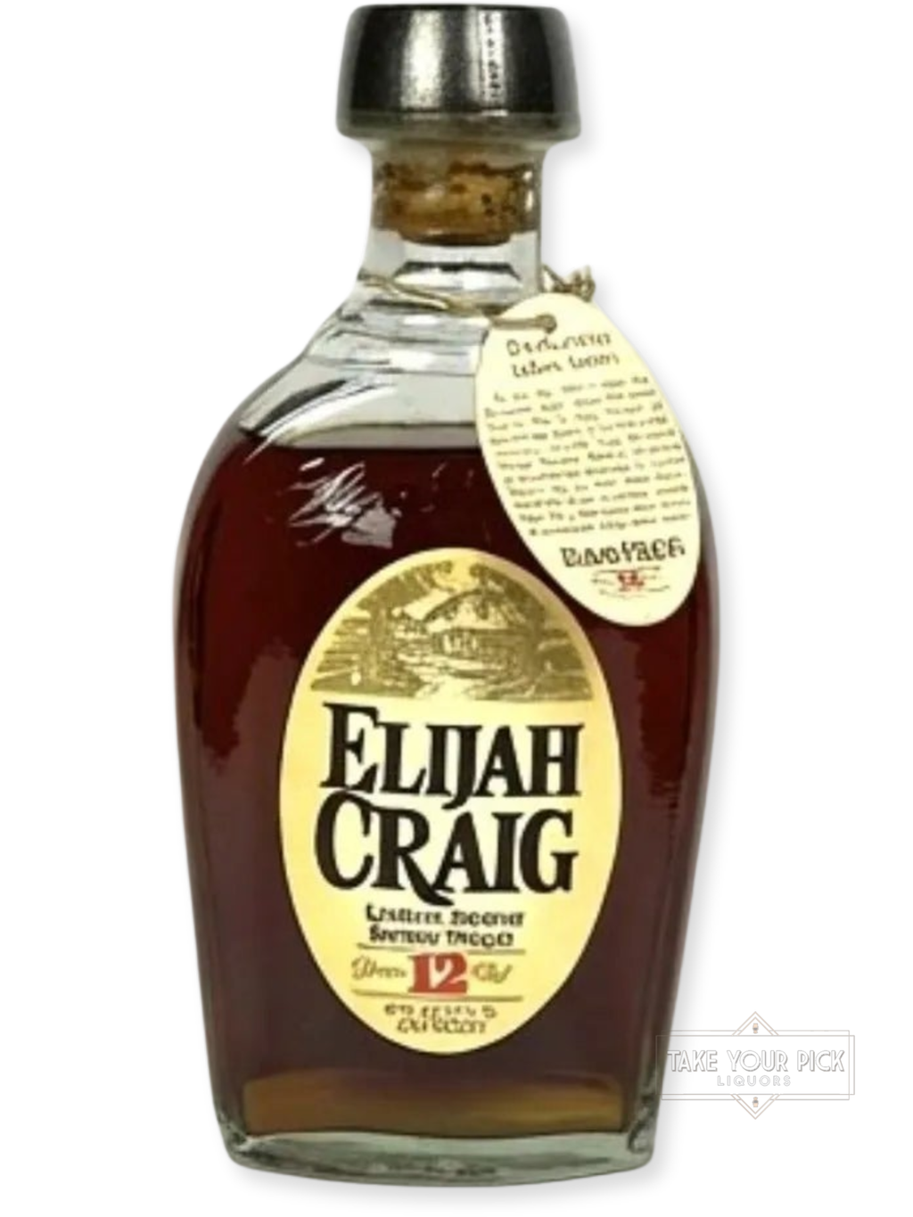 Elijah Craig 12-year circa 2000 (pre-fire) - 94 Proof - Bottle Front
