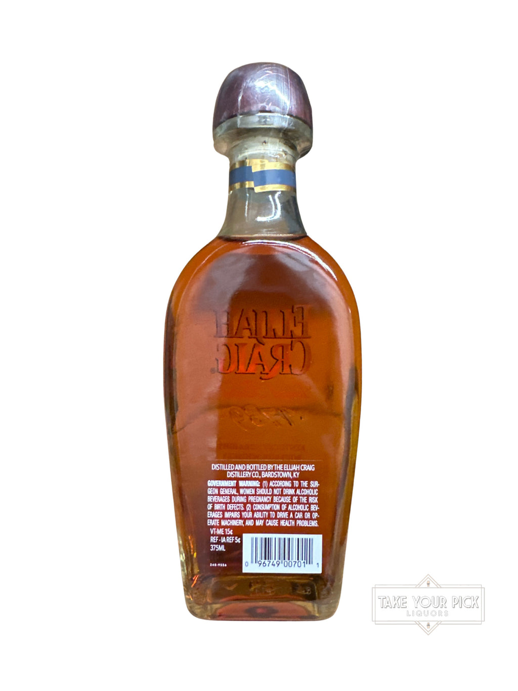 Elijah Craig 8 Year Toasted Barrel 94 Proof 94 Proof 375ml