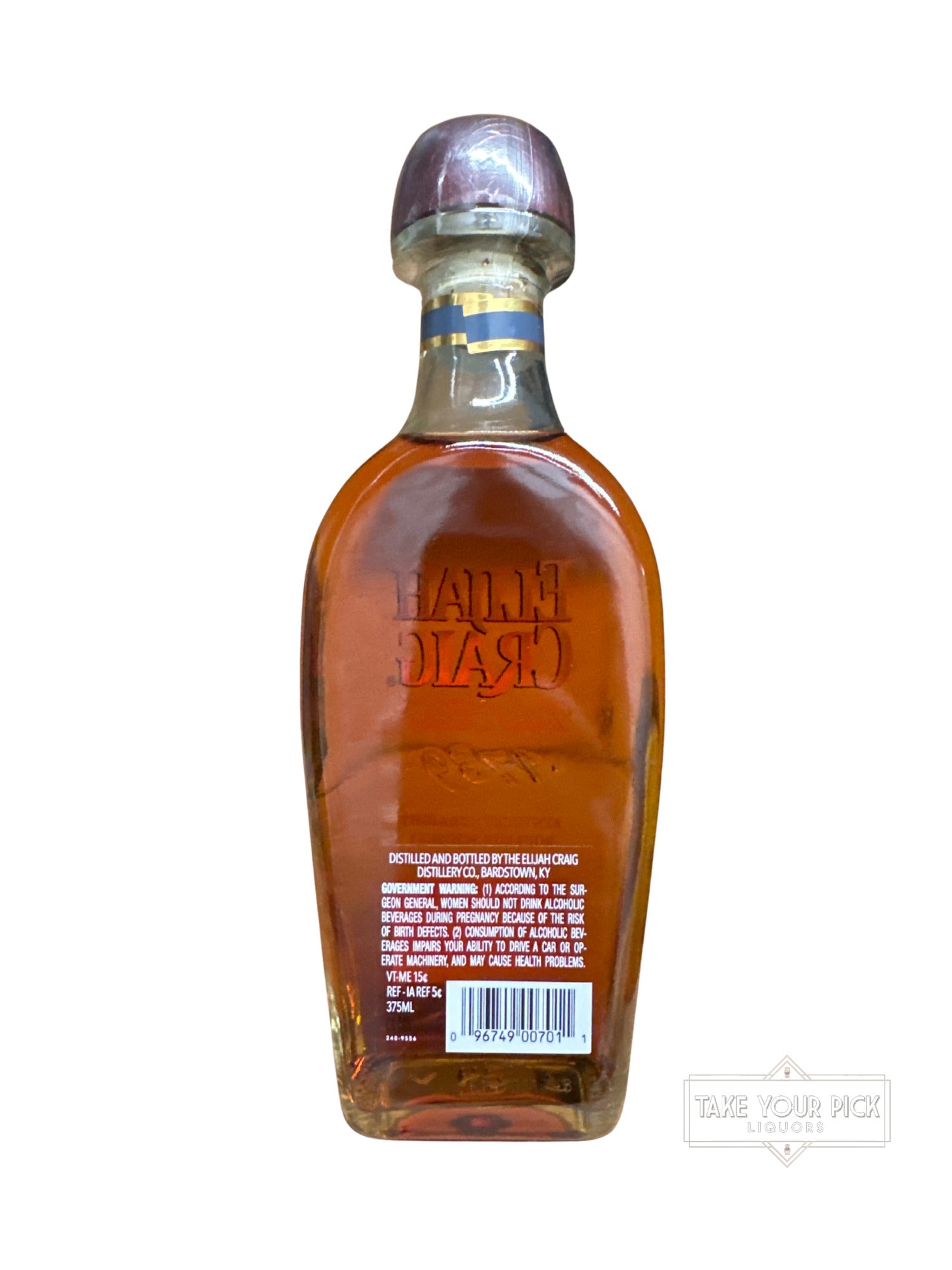Elijah Craig 8 Year Toasted Barrel 94 Proof 94 Proof 375ml