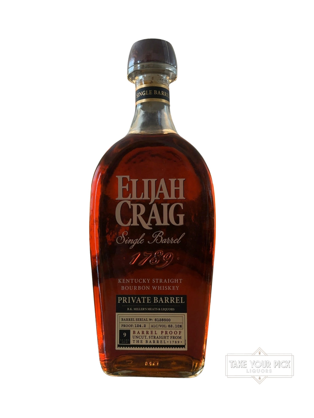 Elijah Craig BK Miller Single Barrel 124.2 Proof 750ml