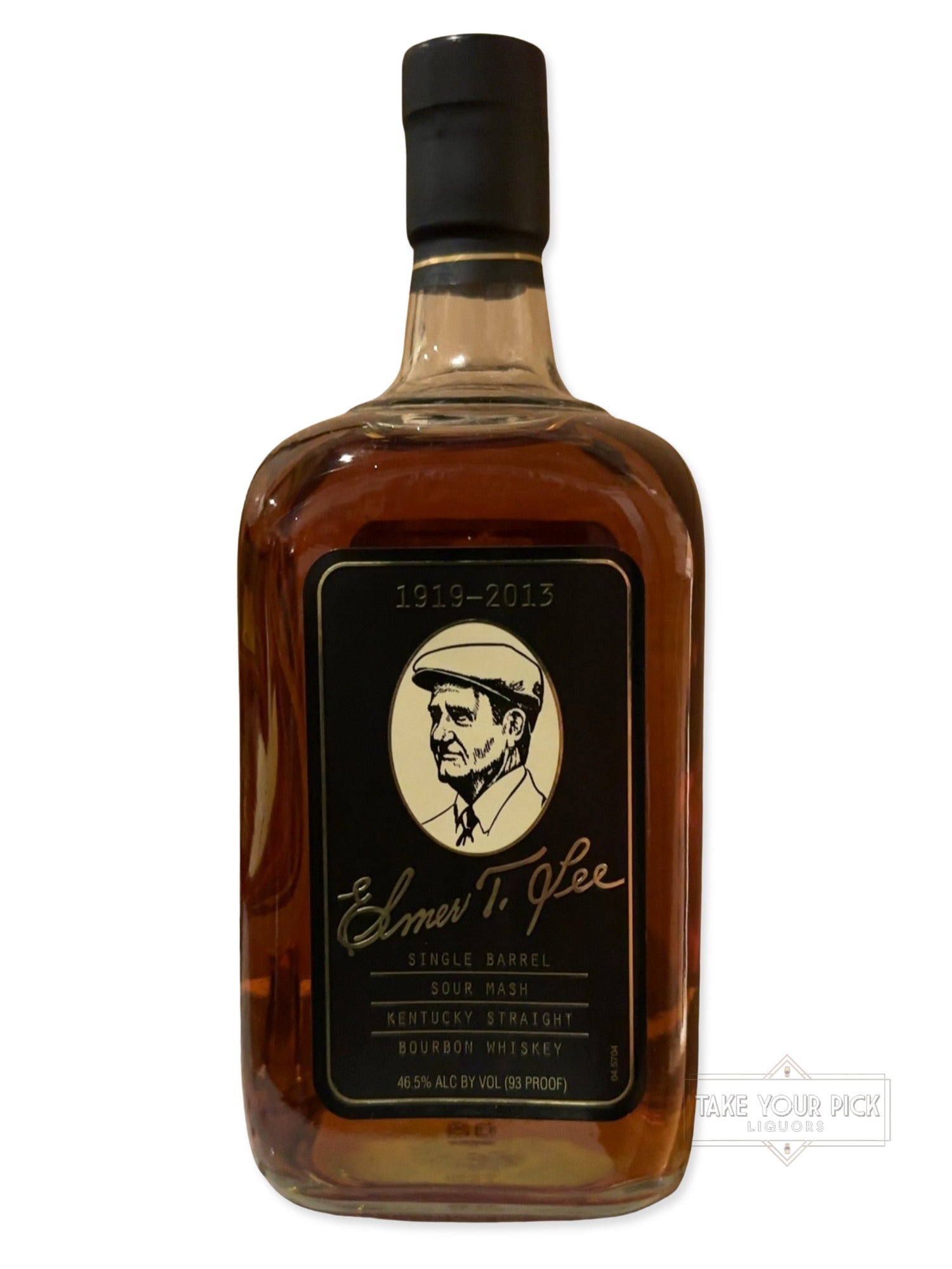 Elmer T. Lee Death Bottle Single Barrel Sour Mash Kentucky Straight Bourbon Whiskey 93 Proof