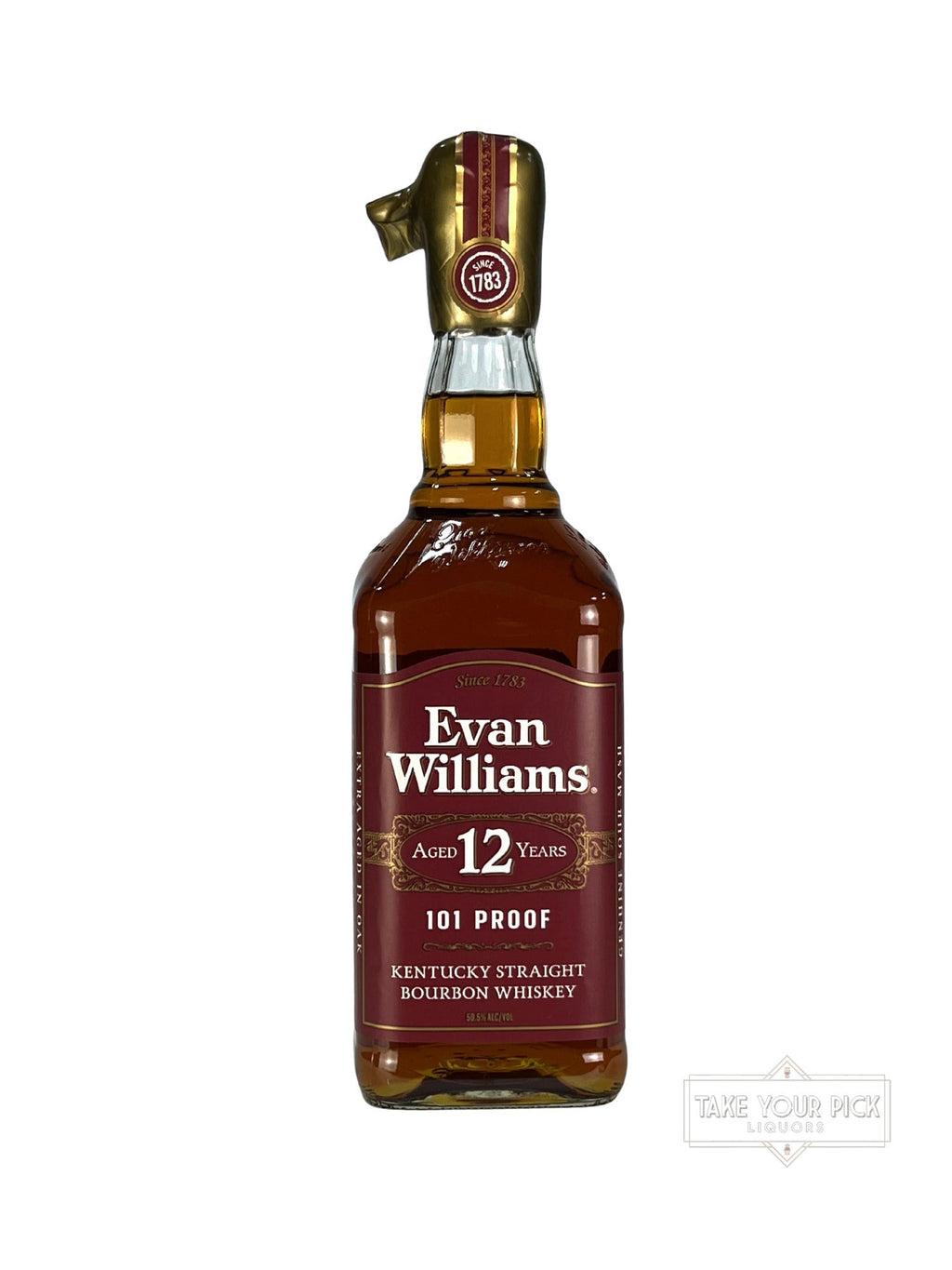 Evan Williams 12 Years Gold Wax - 101 Proof