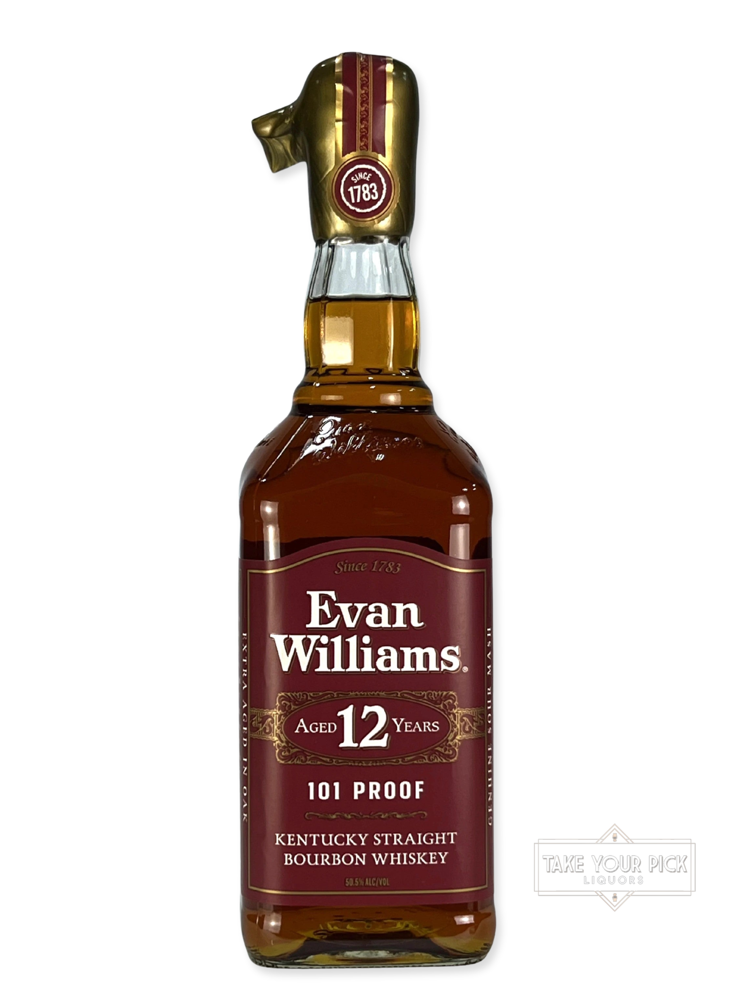 Evan Williams 12 Years Gold Wax - 101 Proof