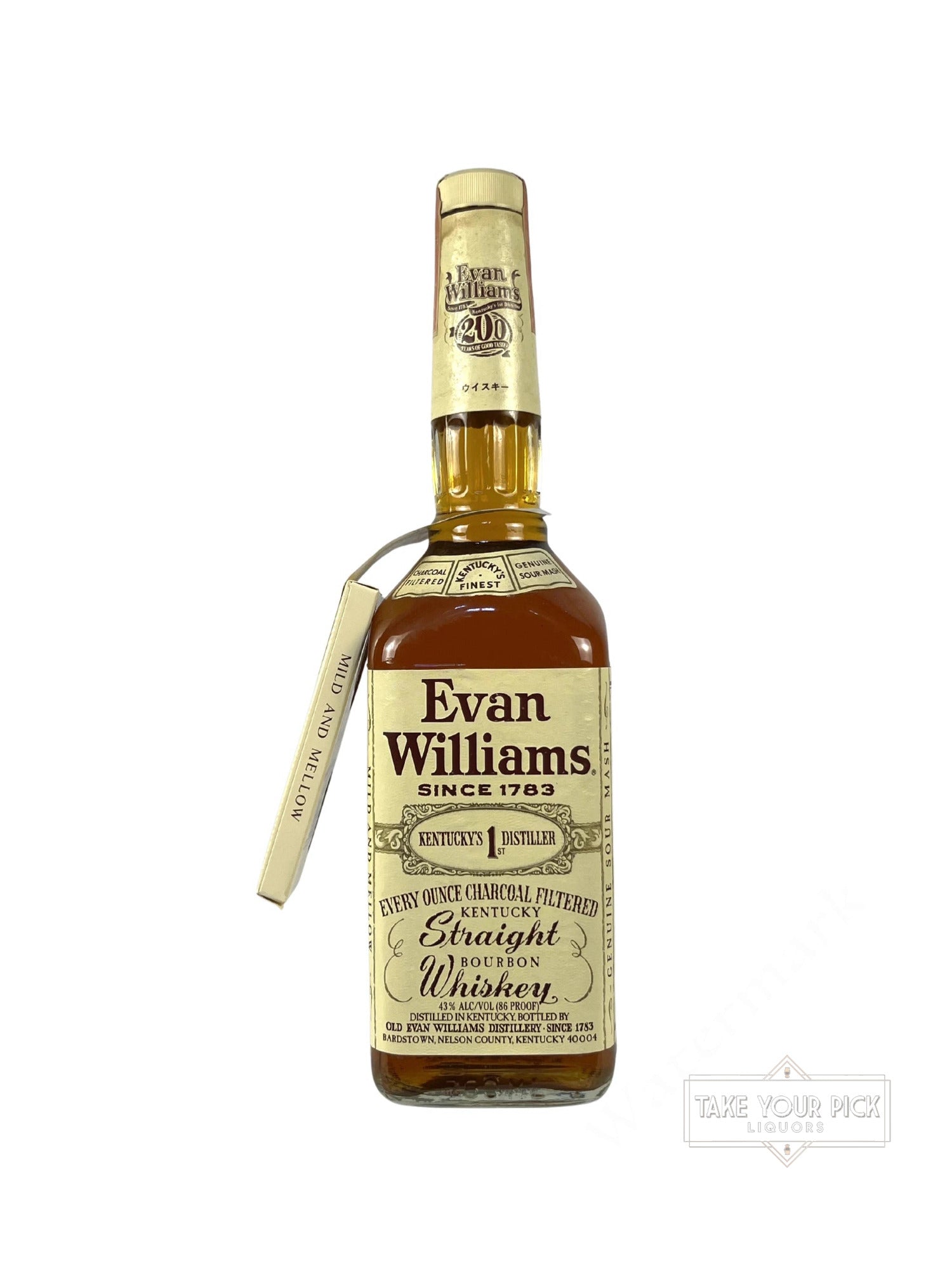 Evan Williams 200th Anniversary 1991 (pre-fire)