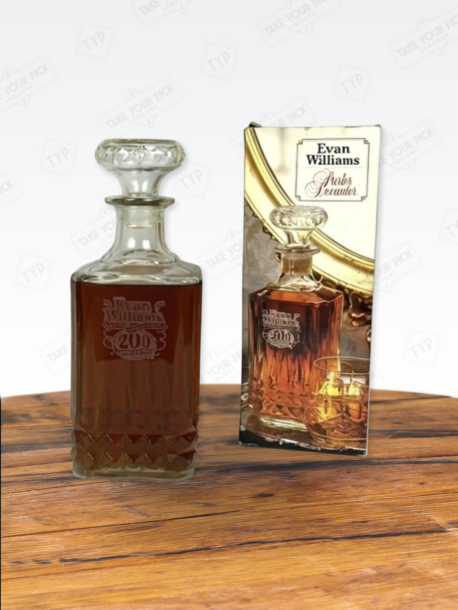 Evan Williams 200th Annivesary Parlor Decanter 1983 (pre-fire)
