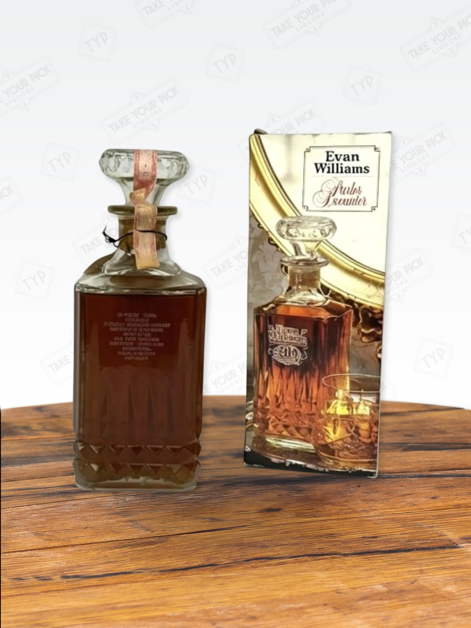 Evan Williams 200th Annivesary Parlor Decanter 1983 (pre-fire)