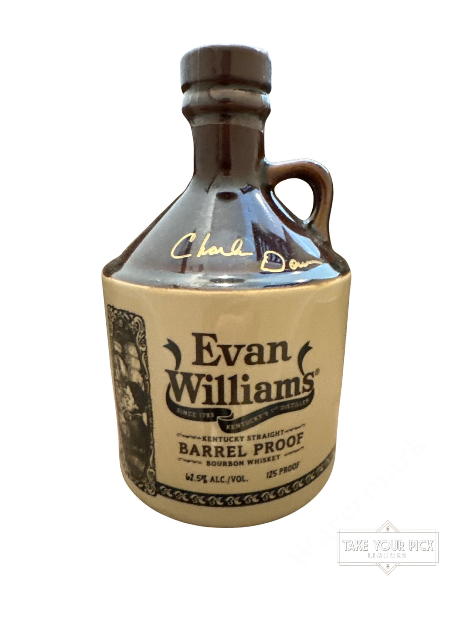 Evan Williams Barrel Proof Bourbon Whiskey 125 Proof