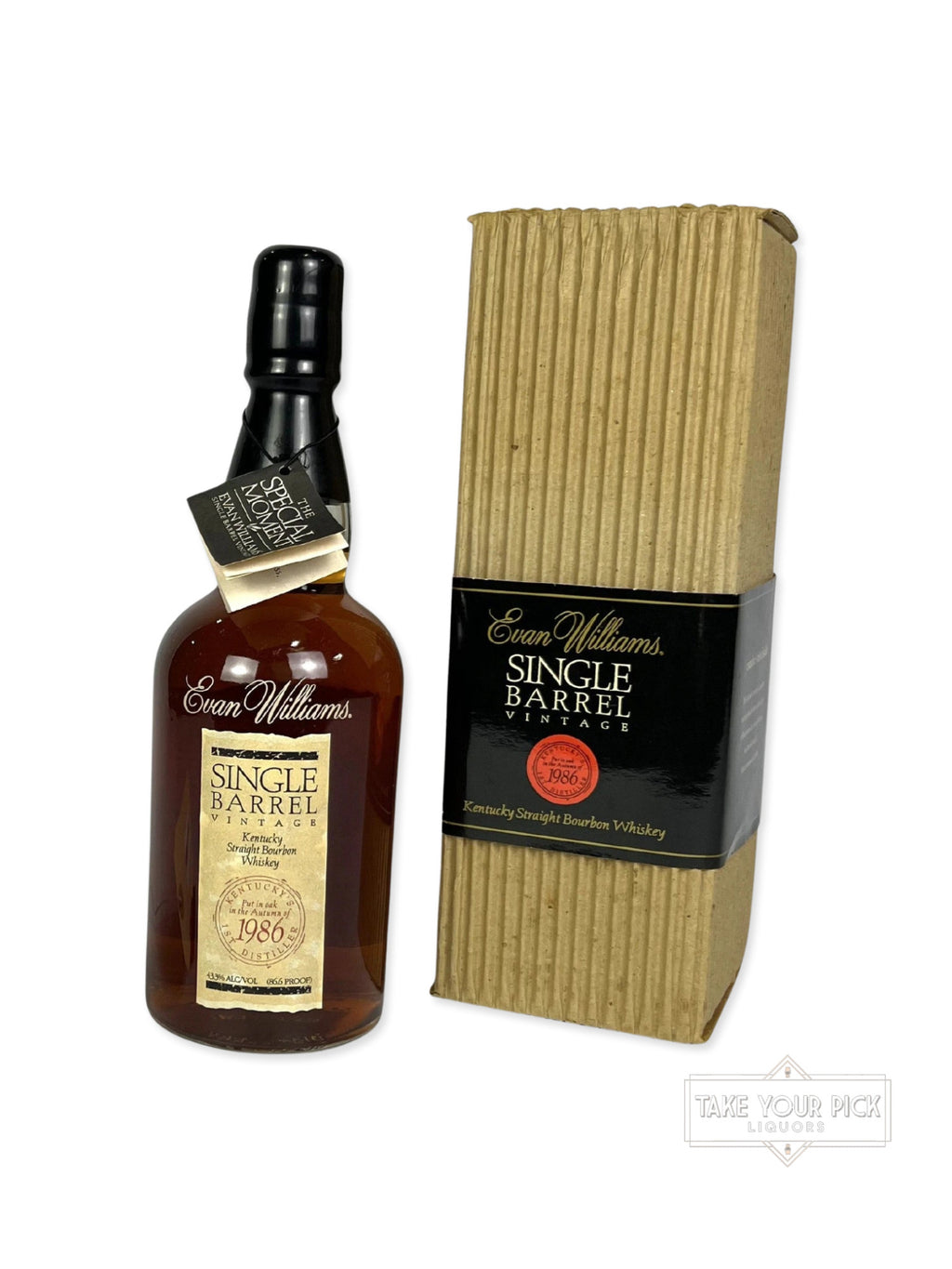 Evan Williams Single Barrel 1996 (pre-fire) - 86.6 Proof