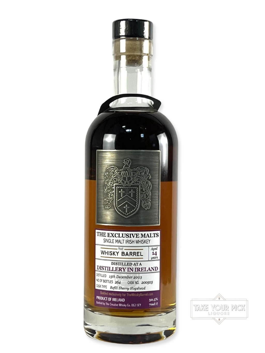 Exclusive Malts Irish (Cooley) 14-year 2017 - 101 Proof