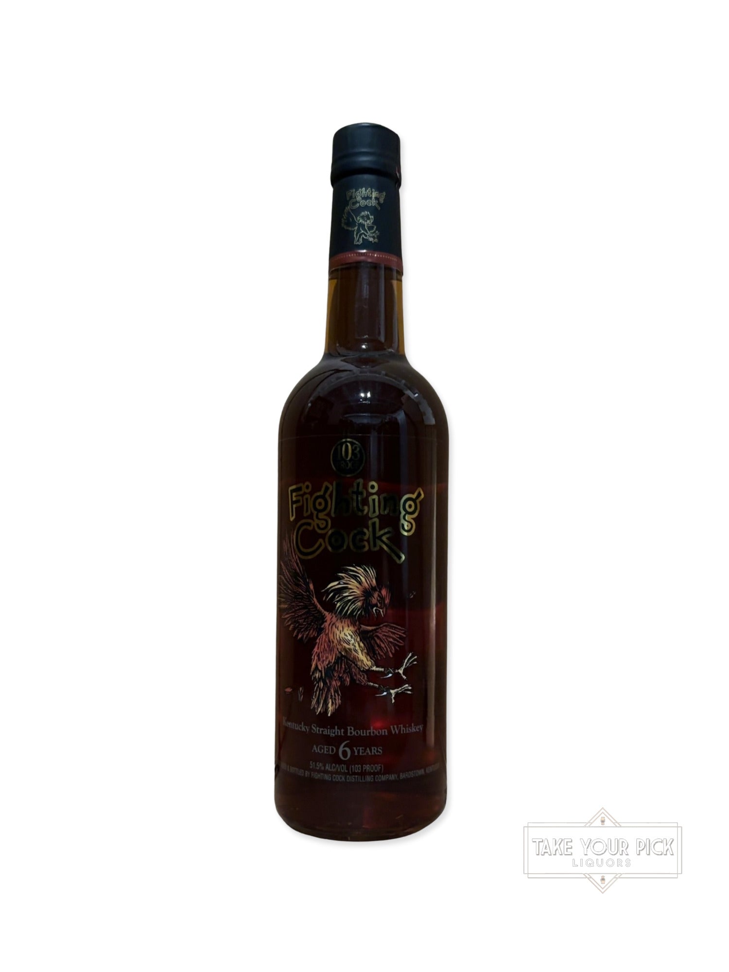 Fighting Cock Distilling Company Fighting Cock Kentucky Straight Bourbon Whiskey 103 Proof