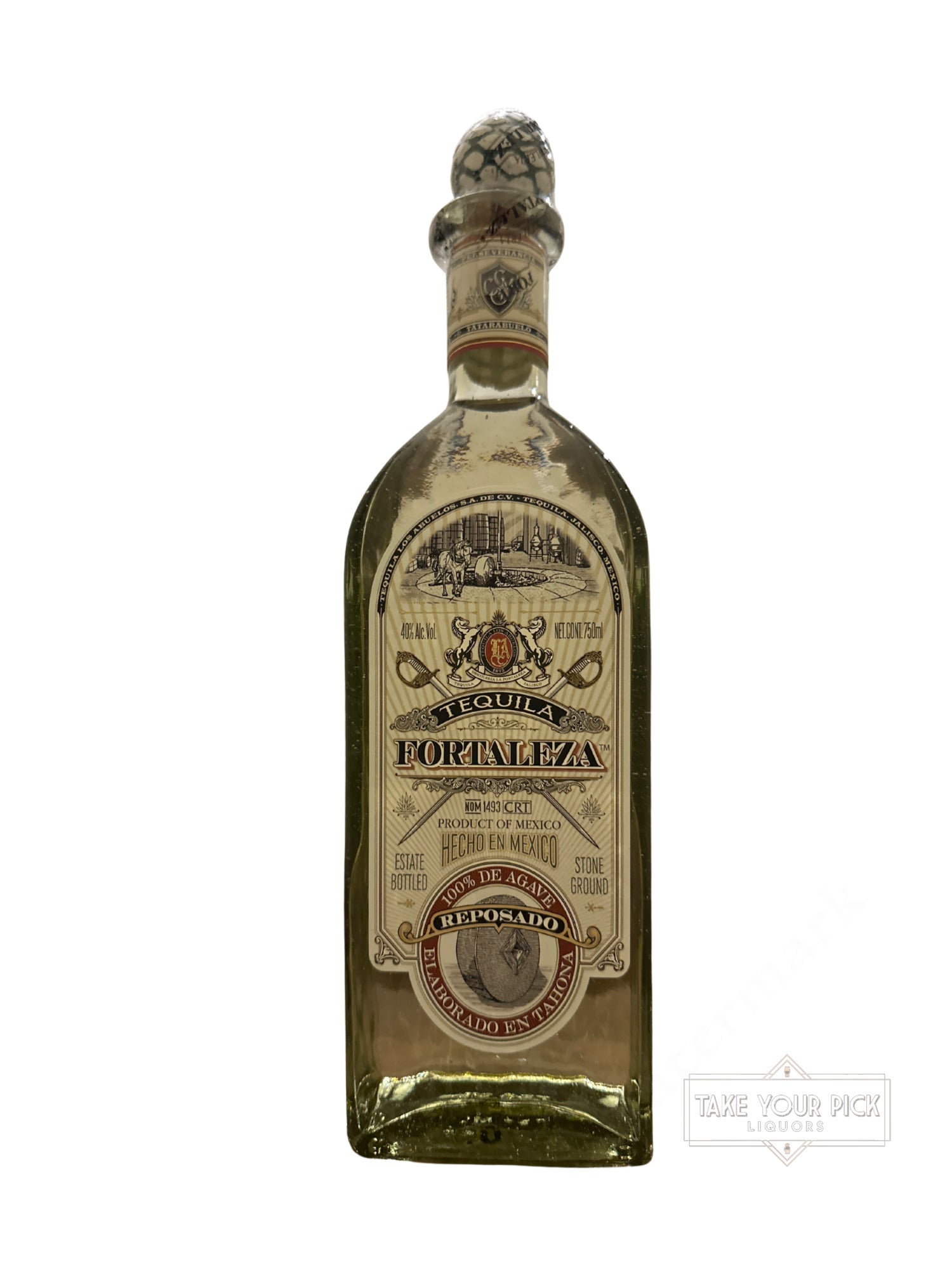 Fortaleza Tequila Reposado 80 Proof