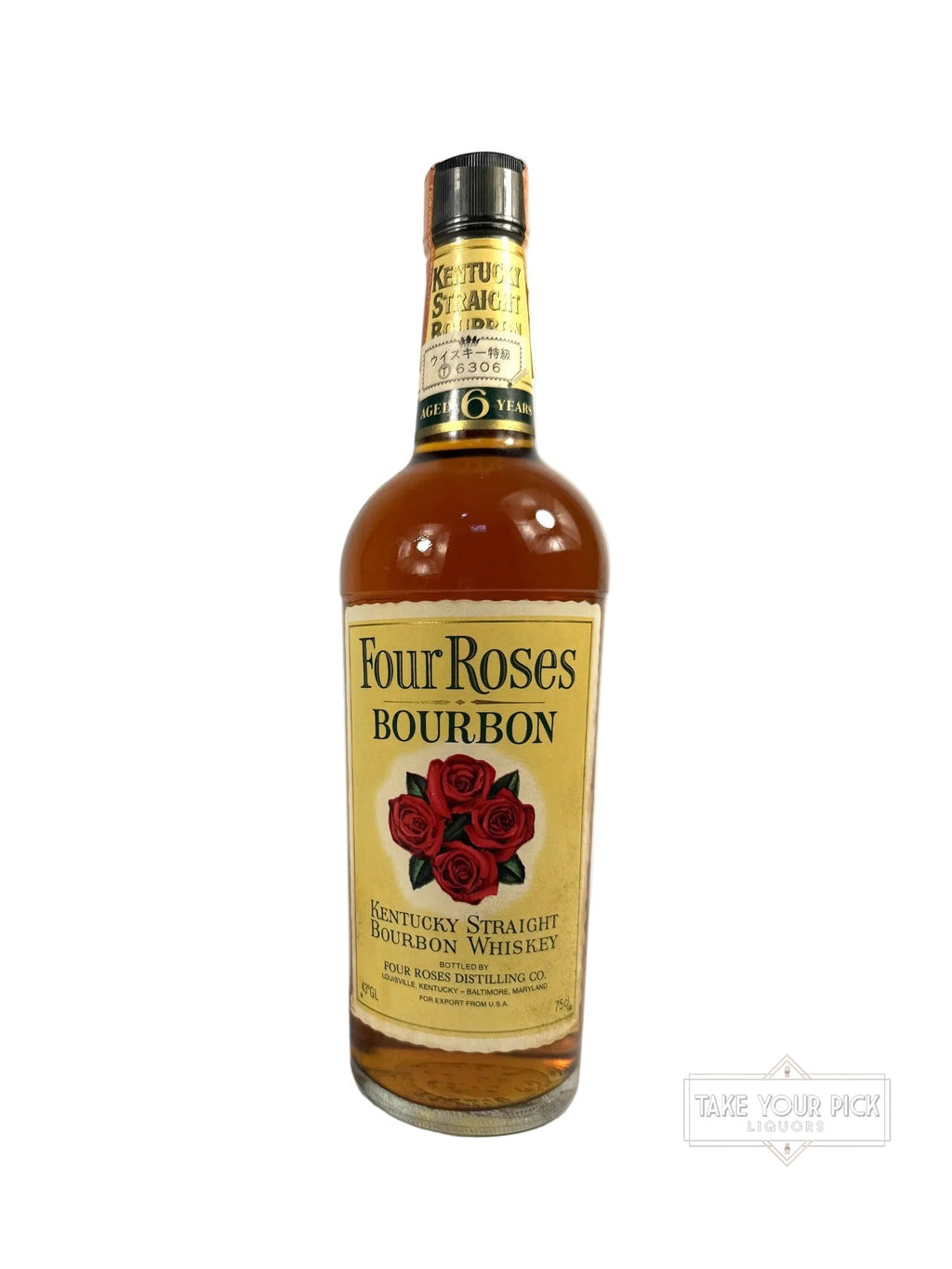 Four Roses 6-year Yellow Label Bourbon 1977 - 86 Proof