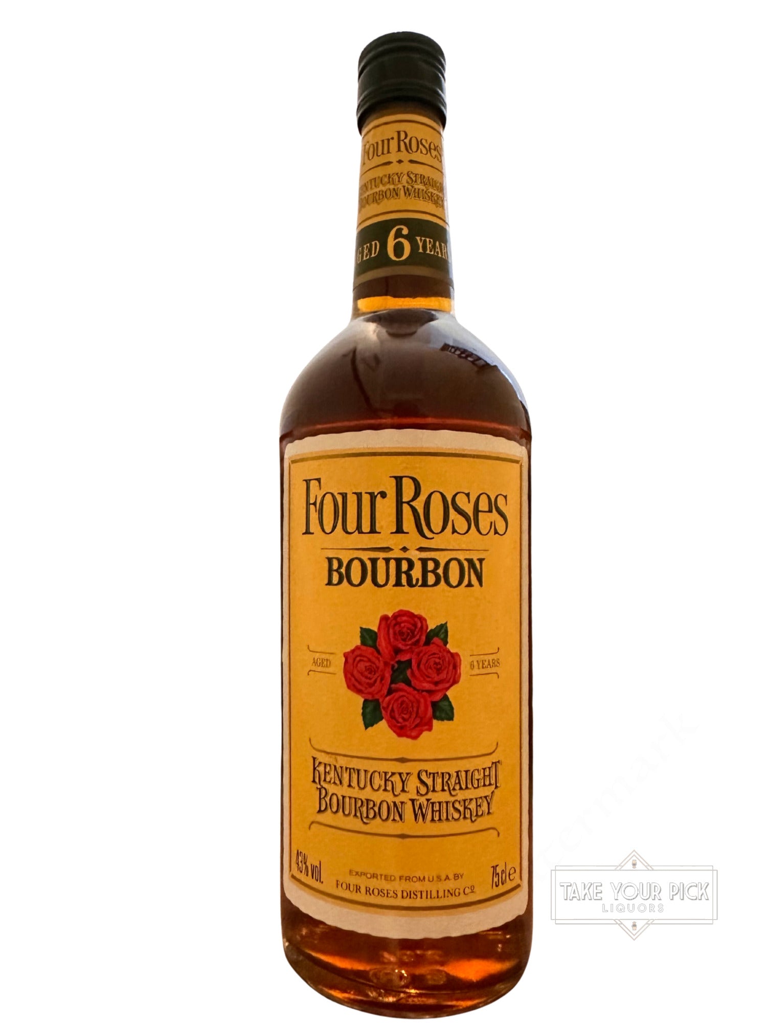 Four Roses Kentucky Straight Bourbon Whiskey 86 Proof