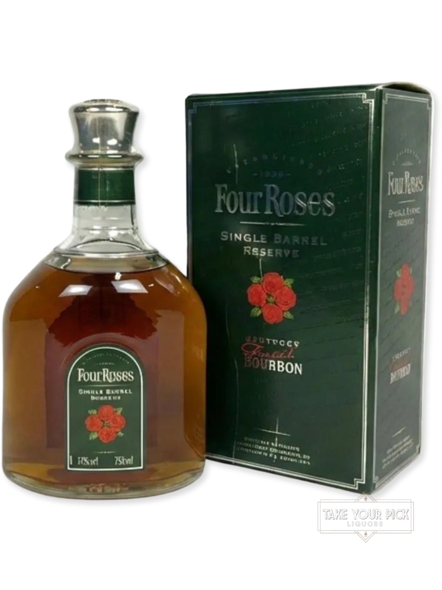 Four Roses Original Single Barrel 1990's - 86 Proof - Bottle Back