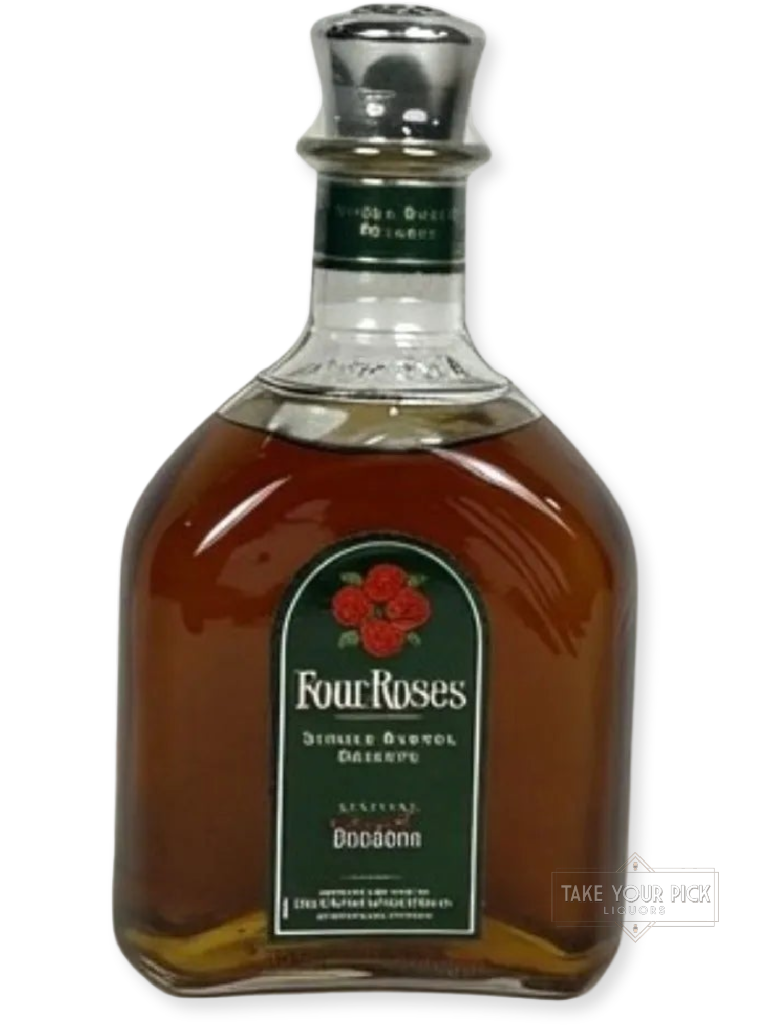 Four Roses Original Single Barrel 1990's (no box) - 86 Proof - Bottle Back
