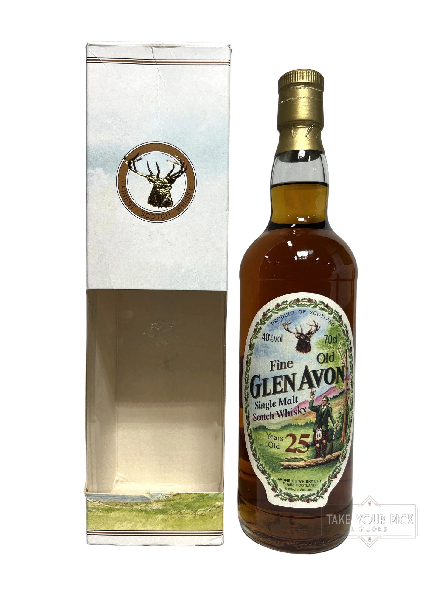 Glen Avon (Glenfarclas) 25-year 1980's - 80 Proof