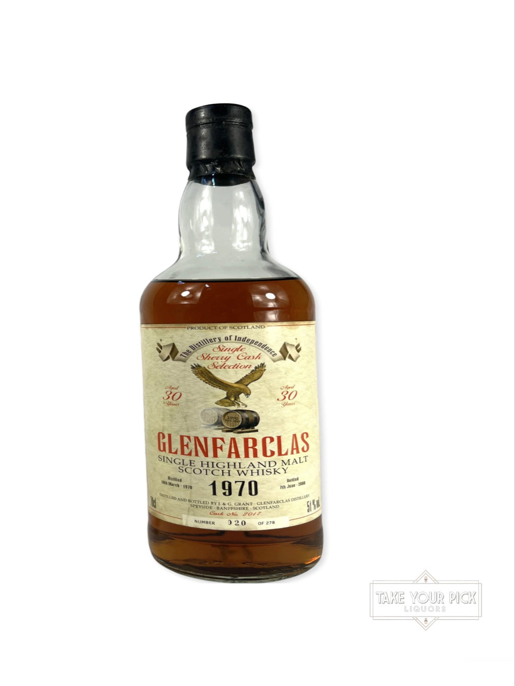 Glenfarclas Single Sherry Cask 1970–2000 - 102 Proof