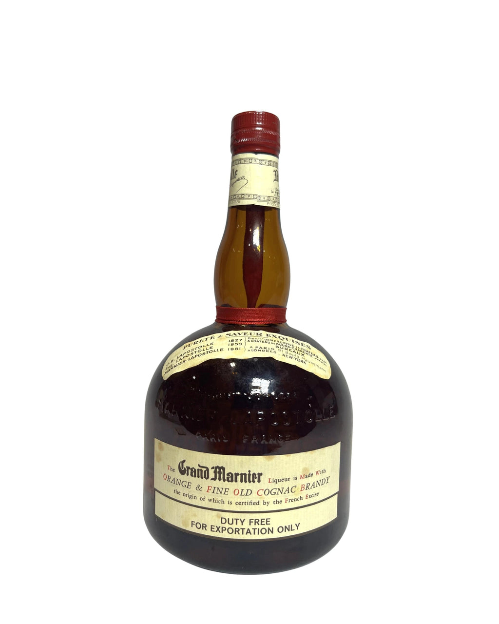 Grand Marnier Cordon Rouge Liqueur 80 Proof 1 Liter