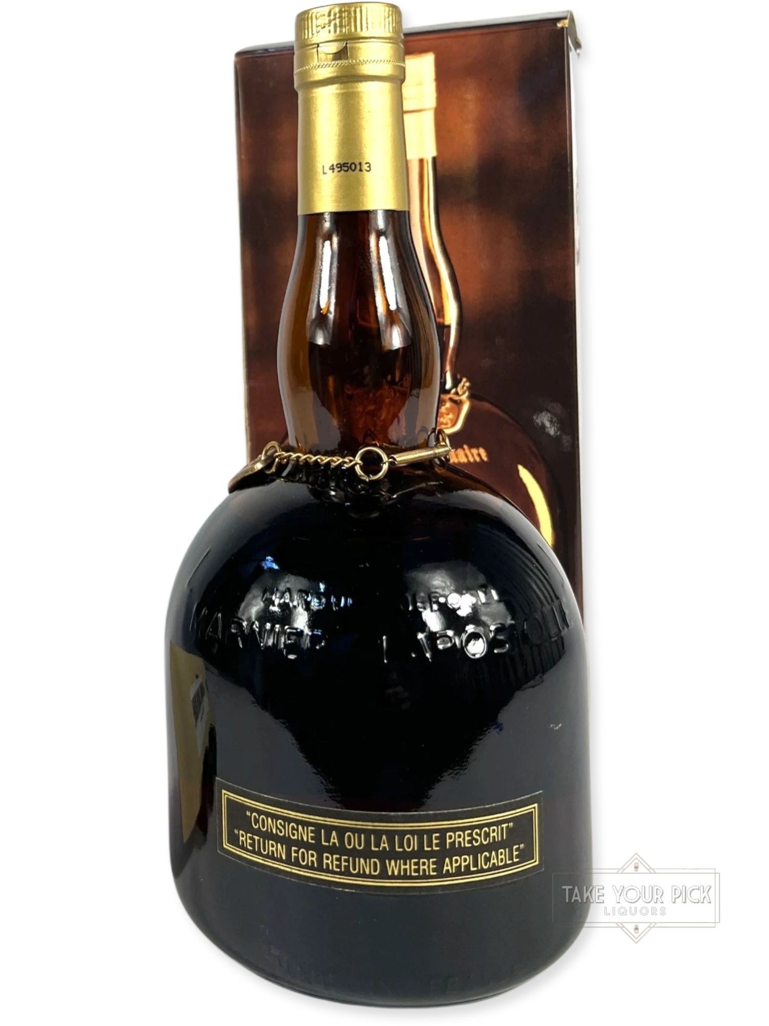 Grand Marnier Cuvée du Centenaire - 80 Proof - Bottle Back