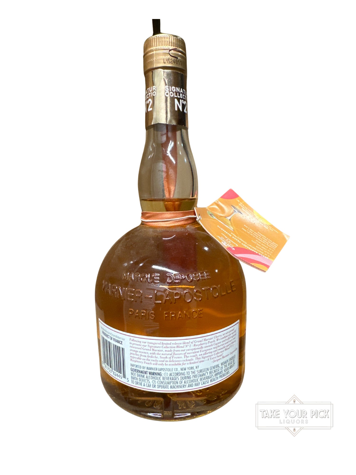 Grand Marnier Signature Collection N°2 Raspberry Peach 80 Proof 750ml