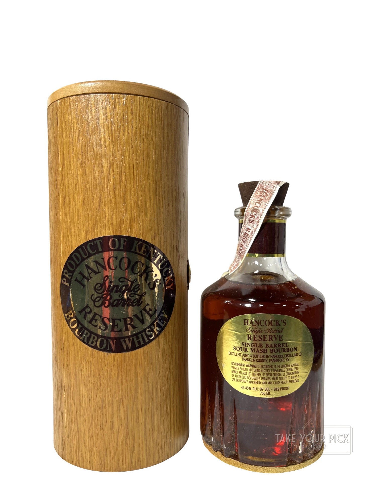 Hancock's Single Barrel Reserve 1990's - 88.9 Proof