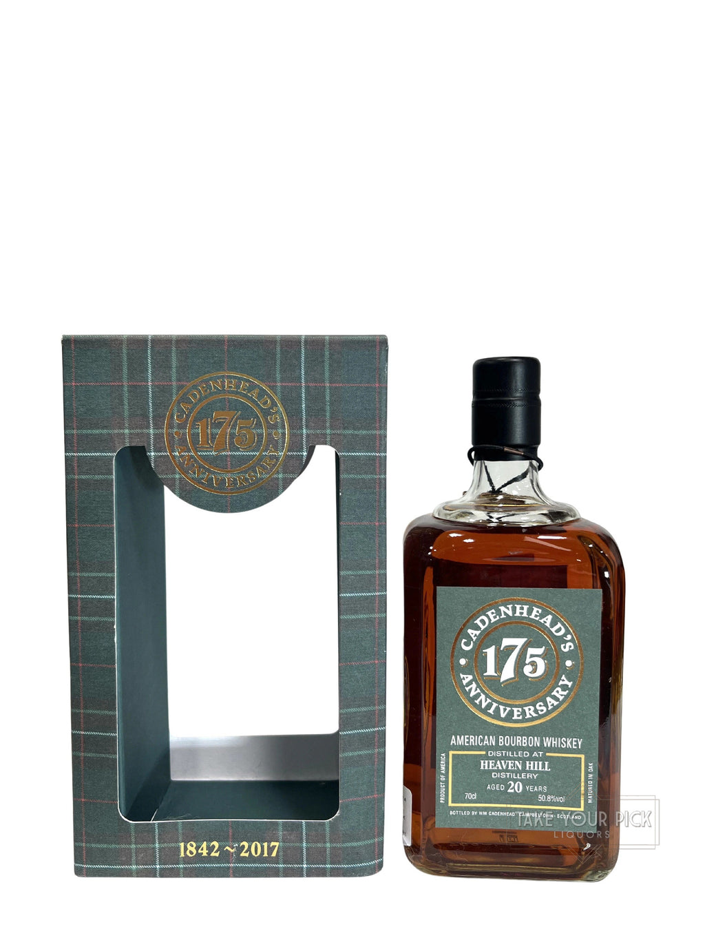 Heaven Hill 20-year Cadenhead's 175th Anniversary 2017 (pre-fire)