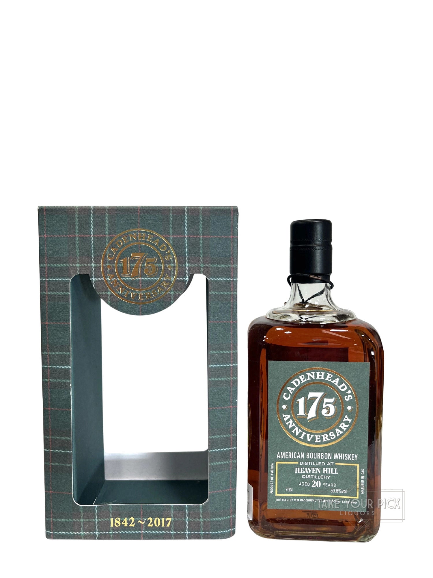 Heaven Hill 20-year Cadenhead's 175th Anniversary 2017 (pre-fire)