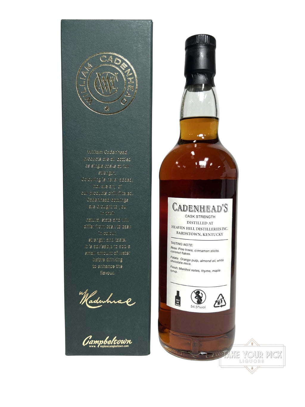 Heaven Hill 23-year Cadenhead's 2020 (pre-fire) - 109 Proof