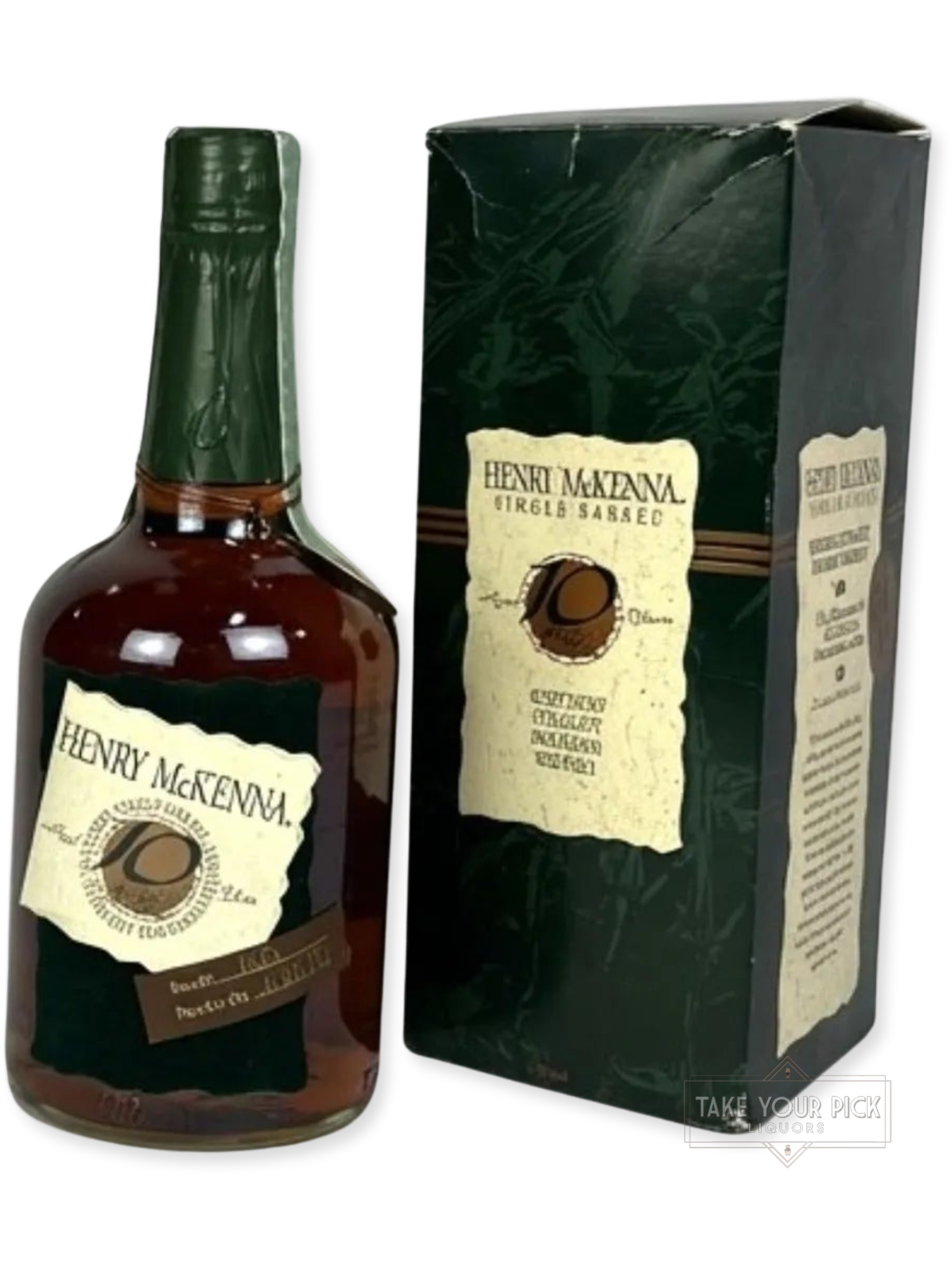 Henry McKenna 10-year BIB 1995 (pre-fire)