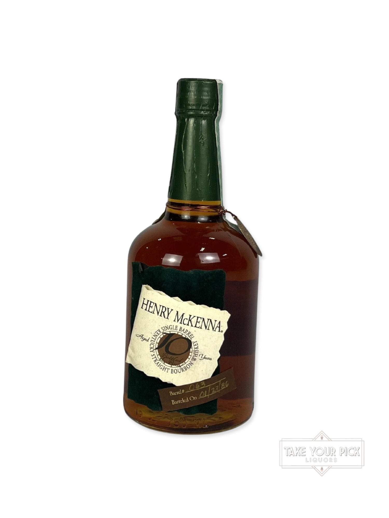 Henry McKenna 10-year BIB 2012 - 100 Proof