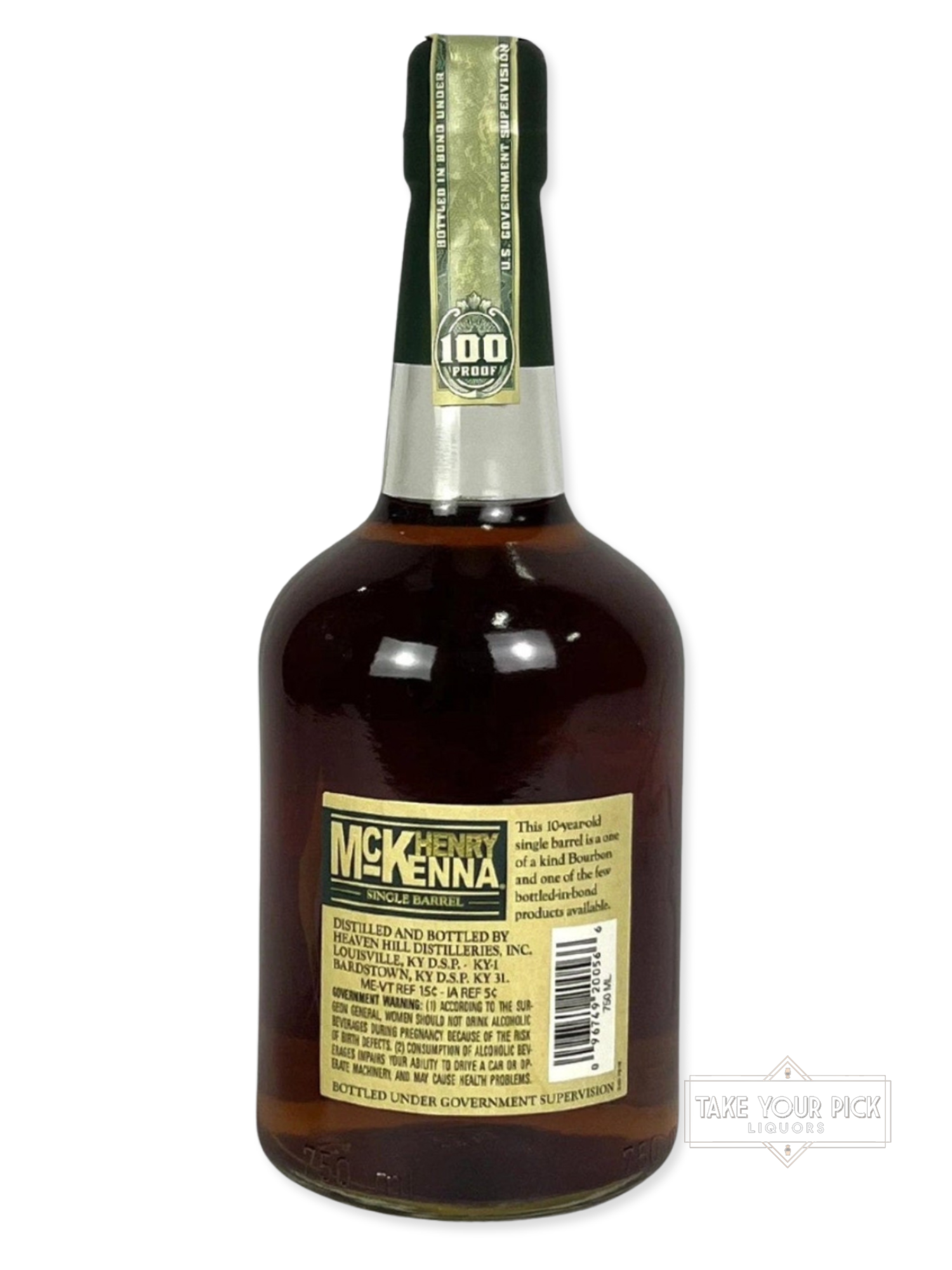 Henry McKenna 10-year BIB 2012 - 100 Proof