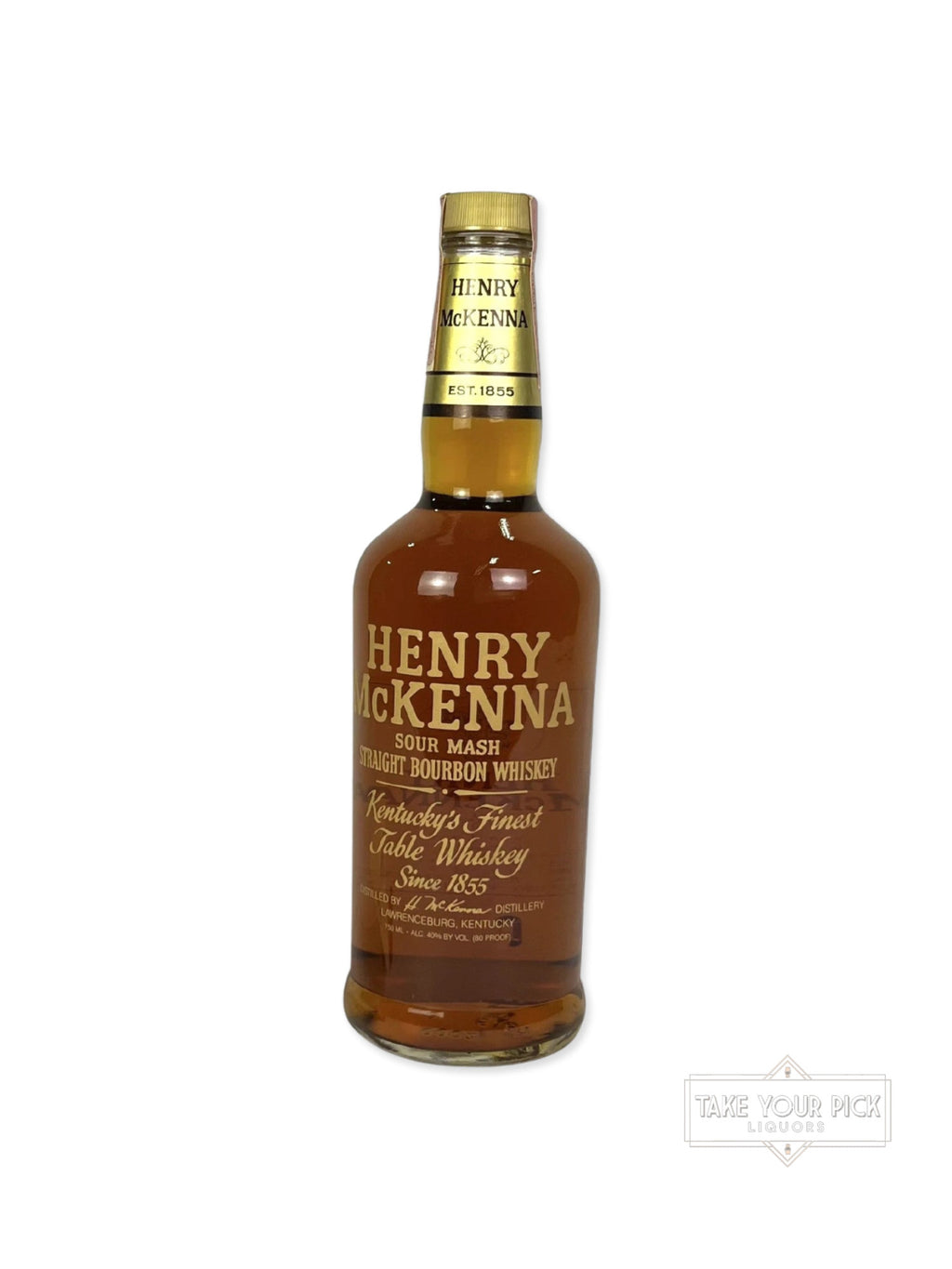 Henry McKenna 1987 (pre-fire) - 80 Proof