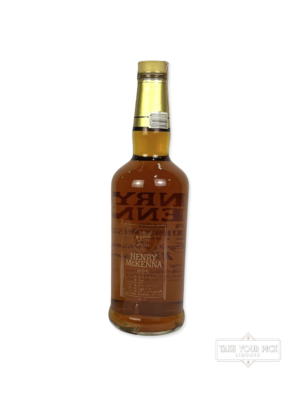 Henry McKenna 1987 (pre-fire) - 80 Proof