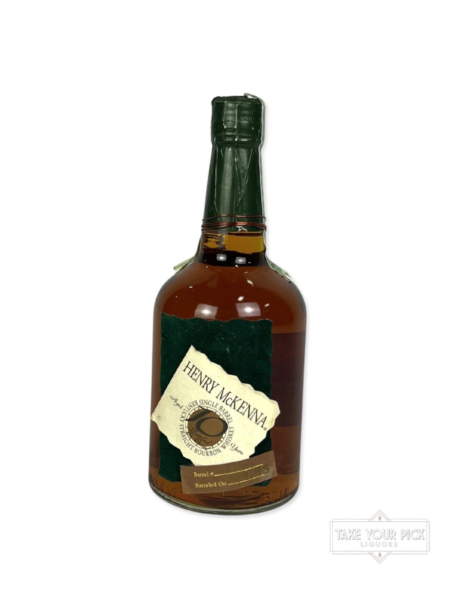 Henry McKenna 10-year BIB 1995 (pre-fire) - 100 Proof