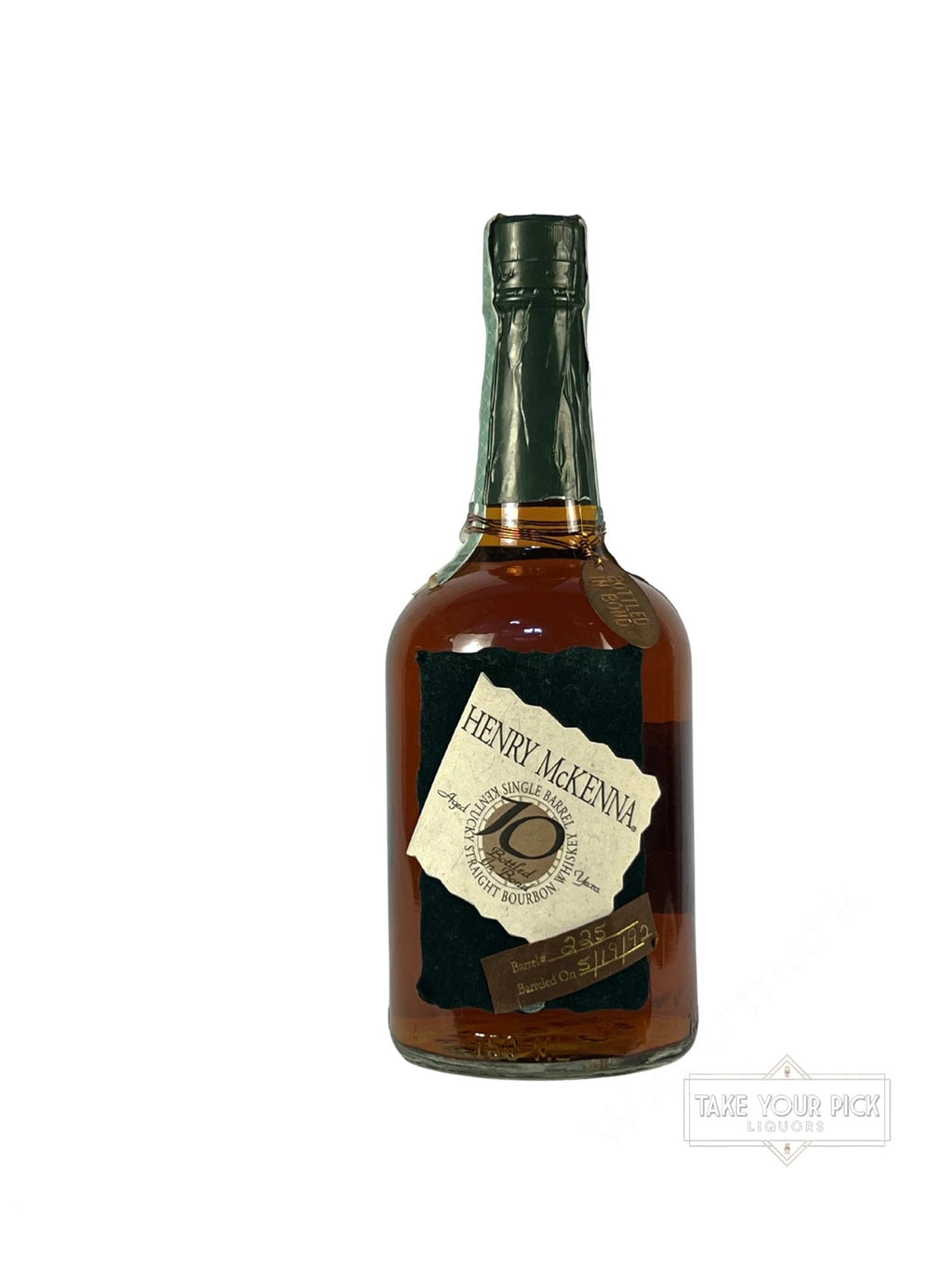 Henry McKenna BIB 10-year Heaven Hill pre-fire 2002