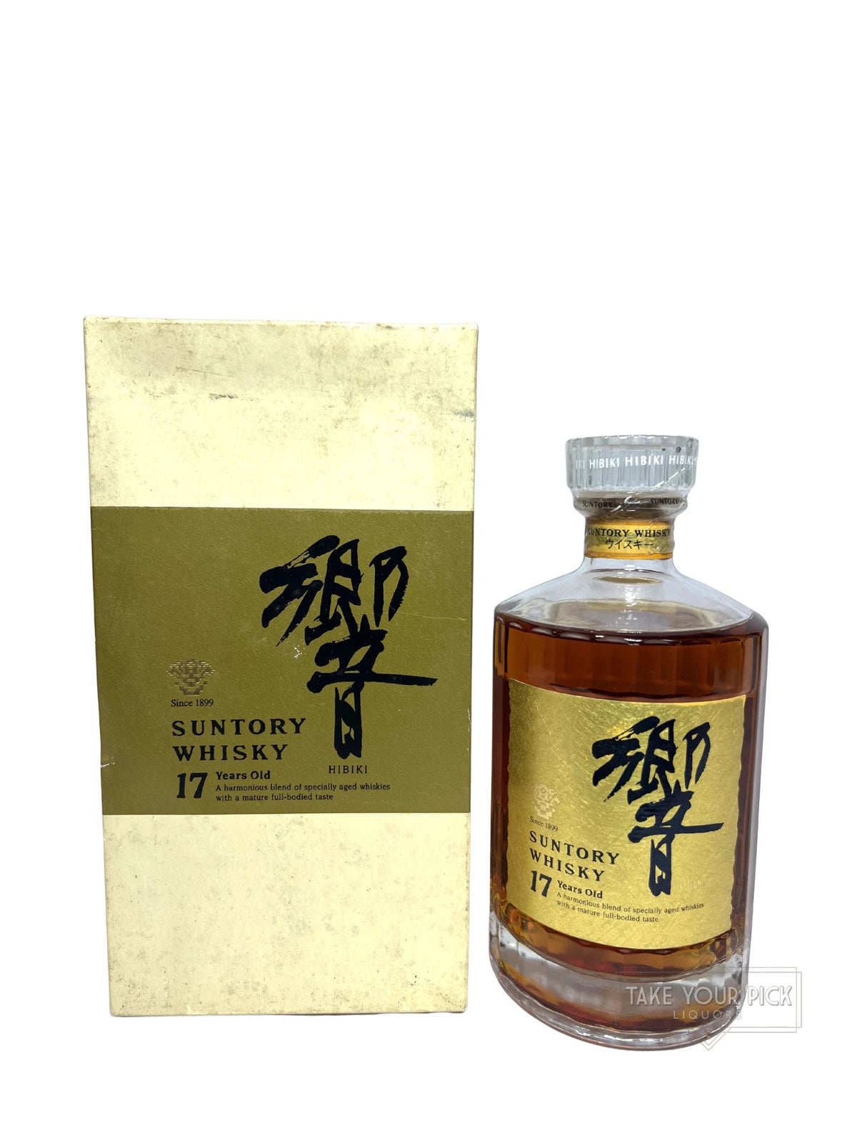 Hibiki 17 Year 1990's Gold Label 86 Proof 700ml with box