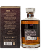 Hibiki 21 year (700ml) with box - 86 Proof - Bottle Back