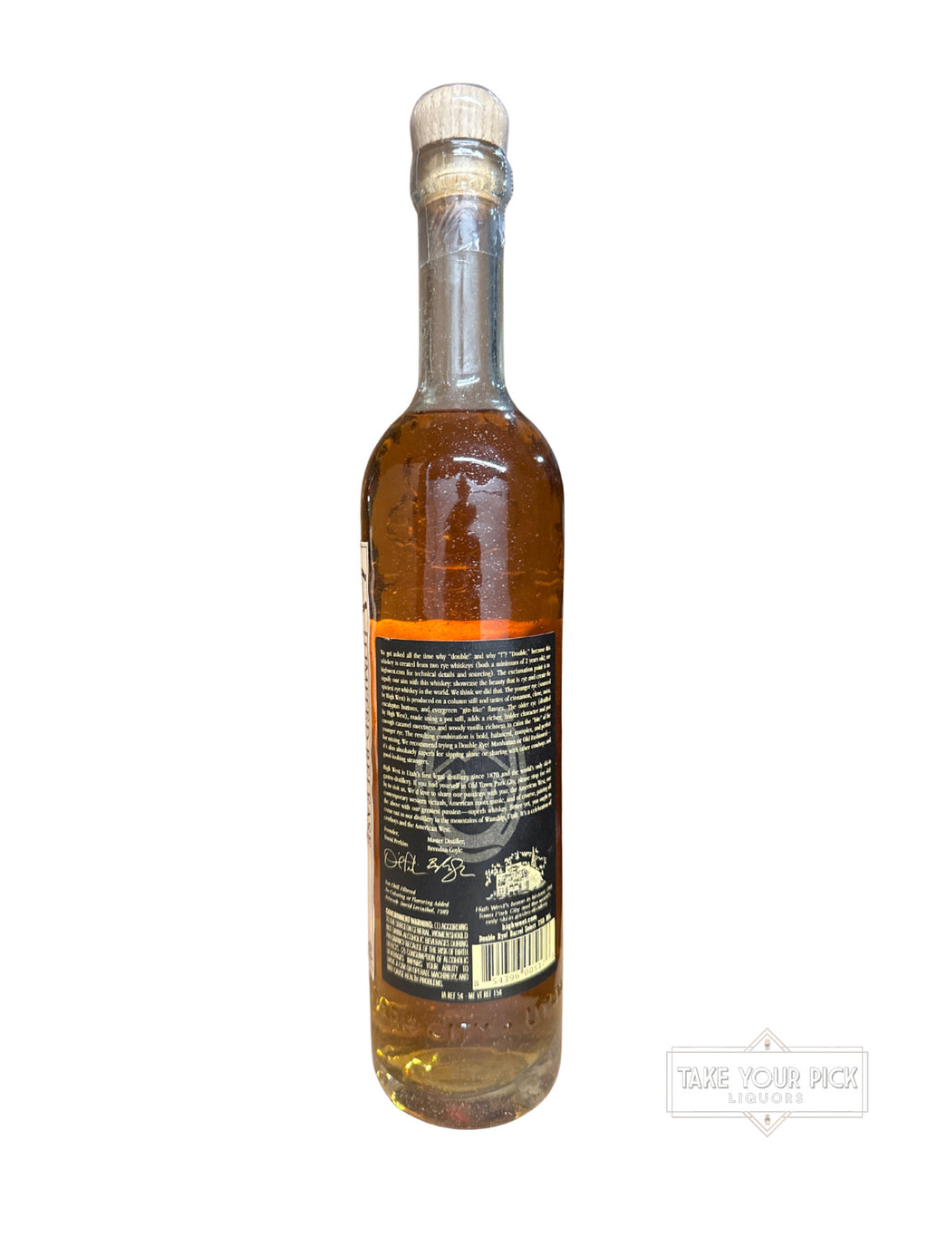 High West Double Rye Total Wine Rum Cask 102.2 Proof 750ml