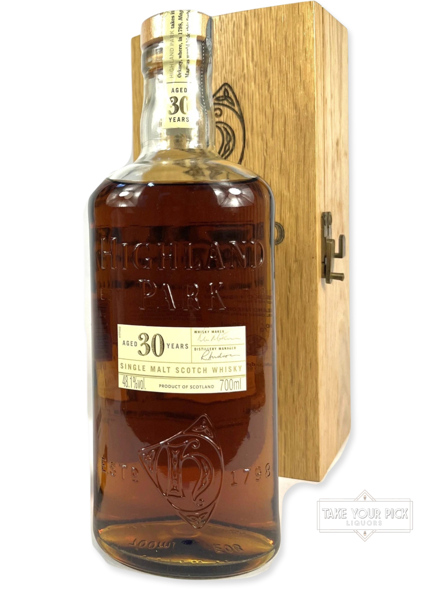 Highland Park 30 Year (700ml) - 96.2 Proof - Bottle Front