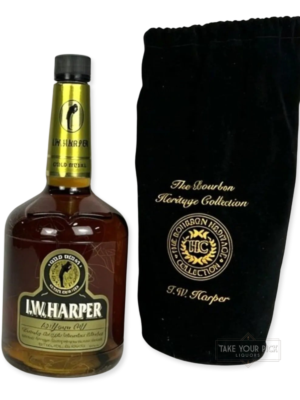 I.W. Harper 15 Year 1996 Liter - 80 Proof - Bottle Front