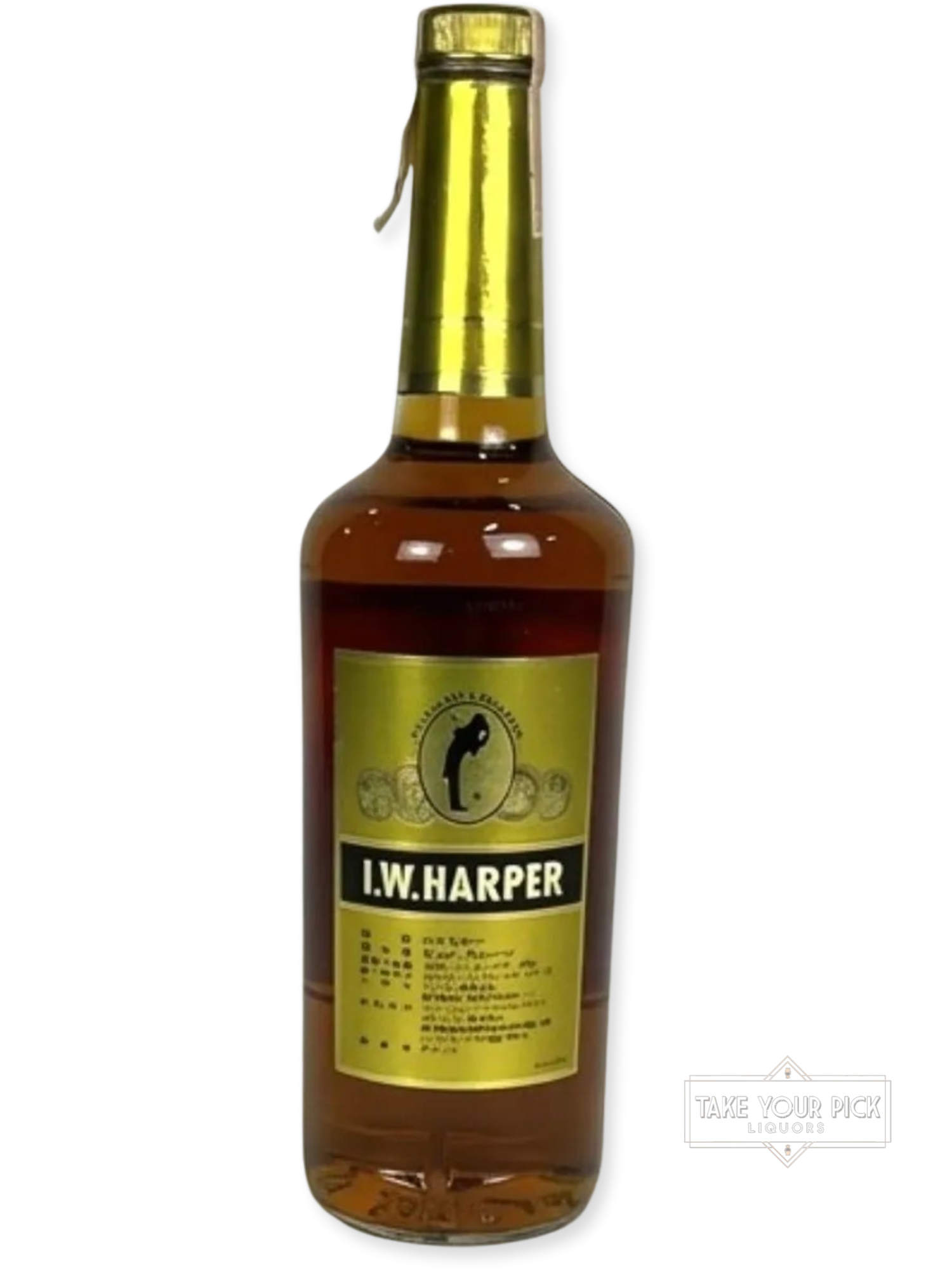 I.W. Harper Bourbon 1994 - 86 Proof - Bottle Back