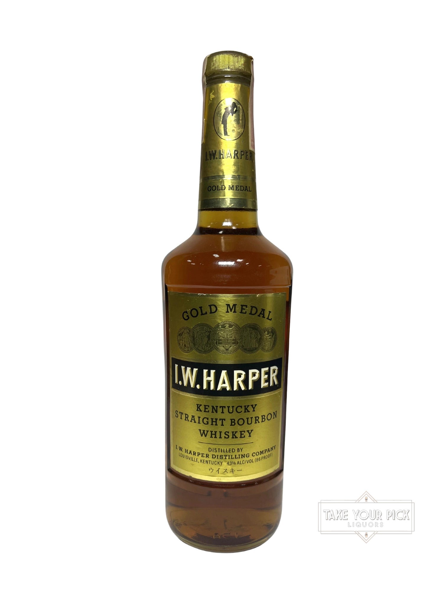I.W. Harper Bourbon 1995 - 86 Proof