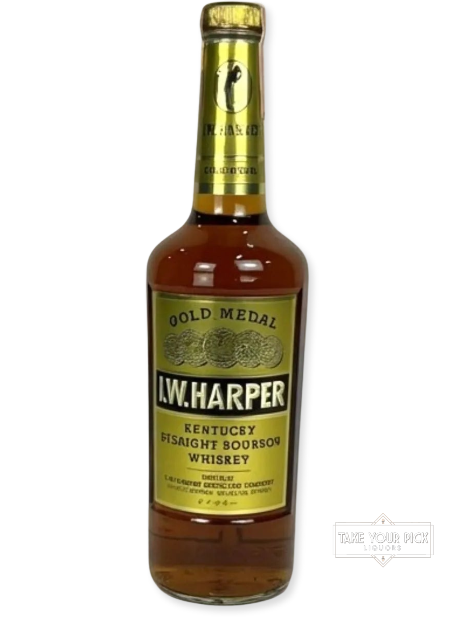 I.W. Harper Gold Medal Bourbon 1993 - 86 Proof - Bottle Front