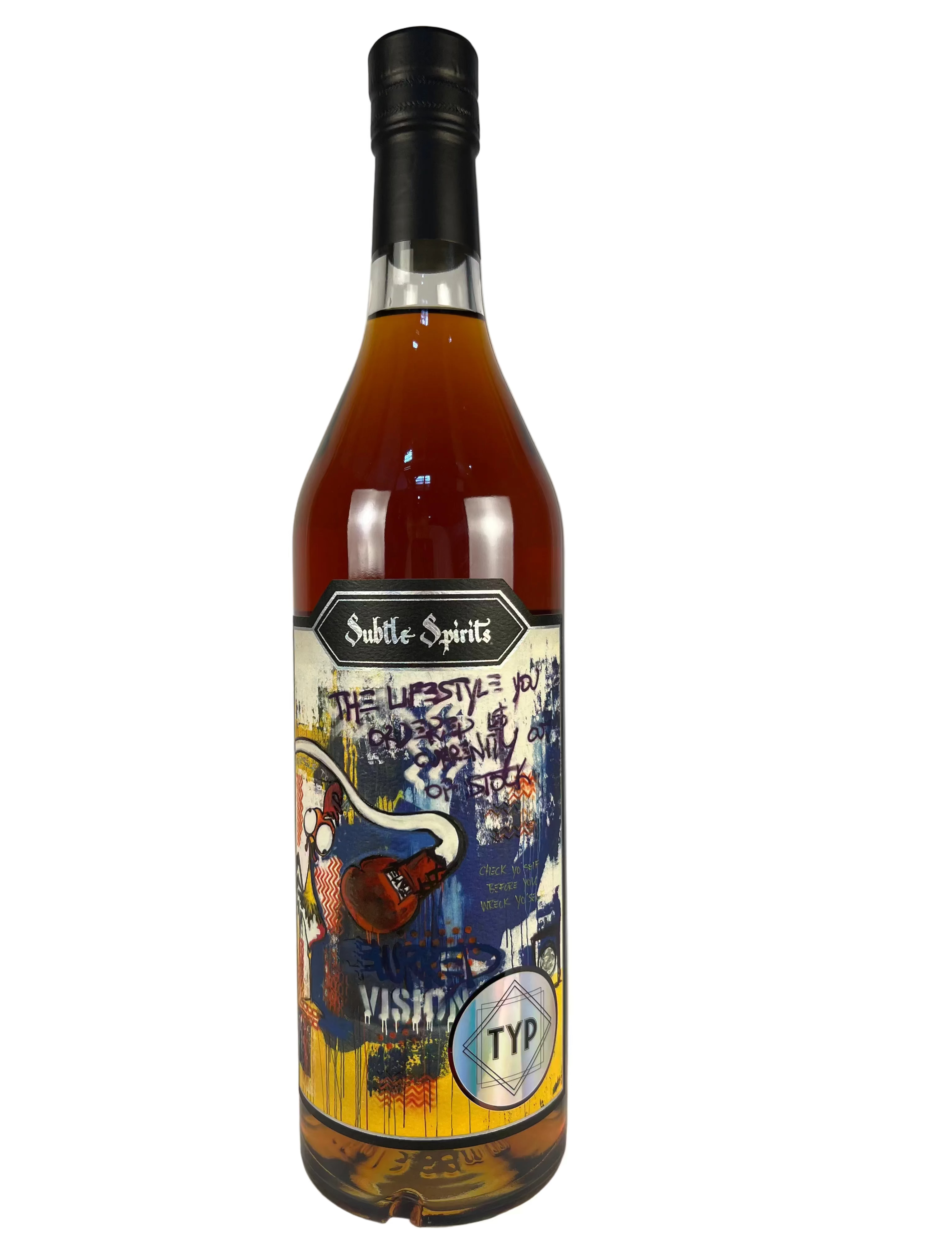 Subtle spirits 10 year TYPL pick - 113 Proof - Bottle Front