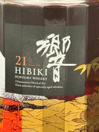 Hibiki 21 Limited Edition Kacho Fugetsu 700ml with box - 86 Proof - Bottle Back