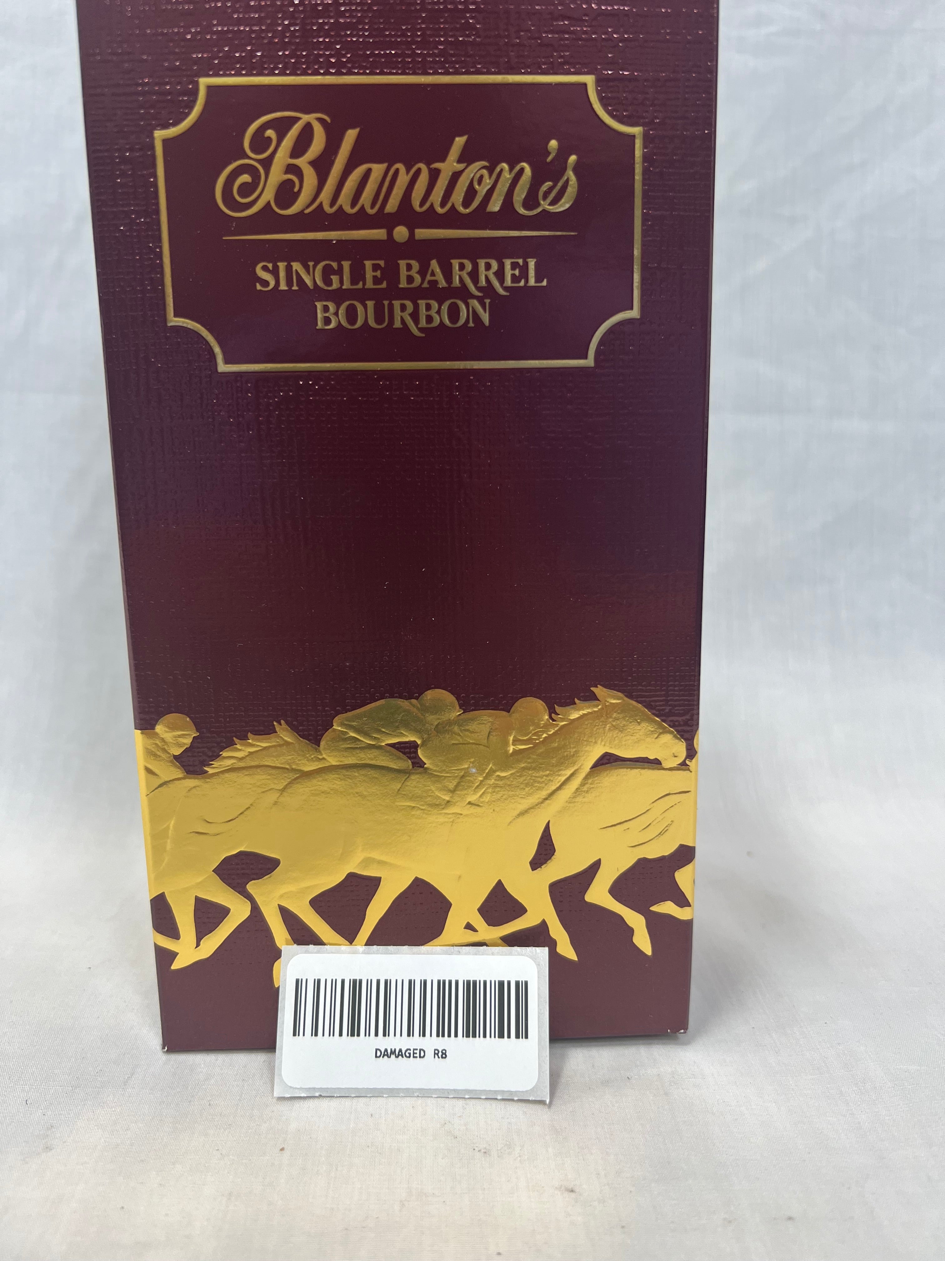 Blanton's Takara Red Single Barrel 750ml Damaged Wax