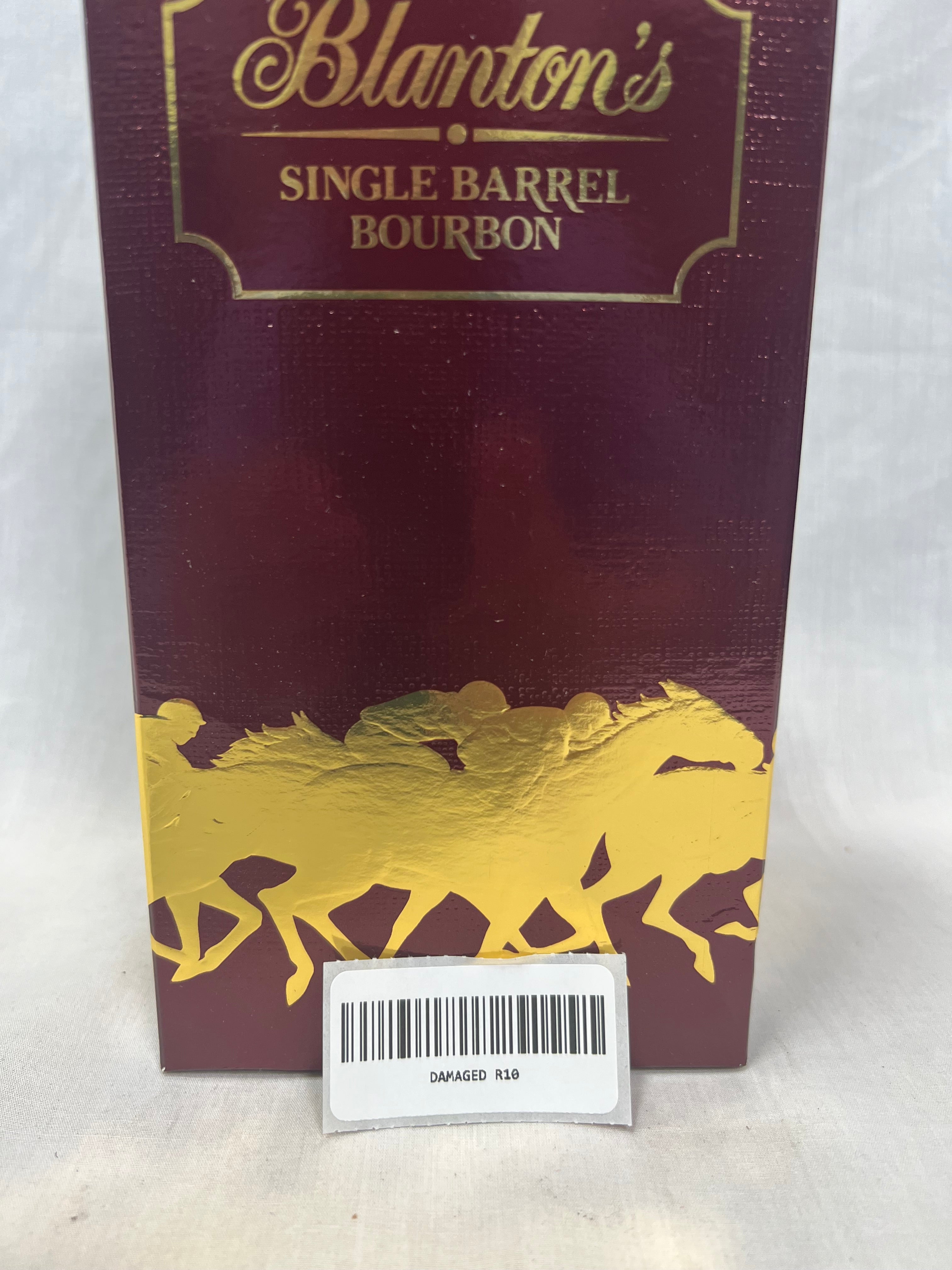 Blanton's Takara Red Single Barrel 750ml Damaged Wax