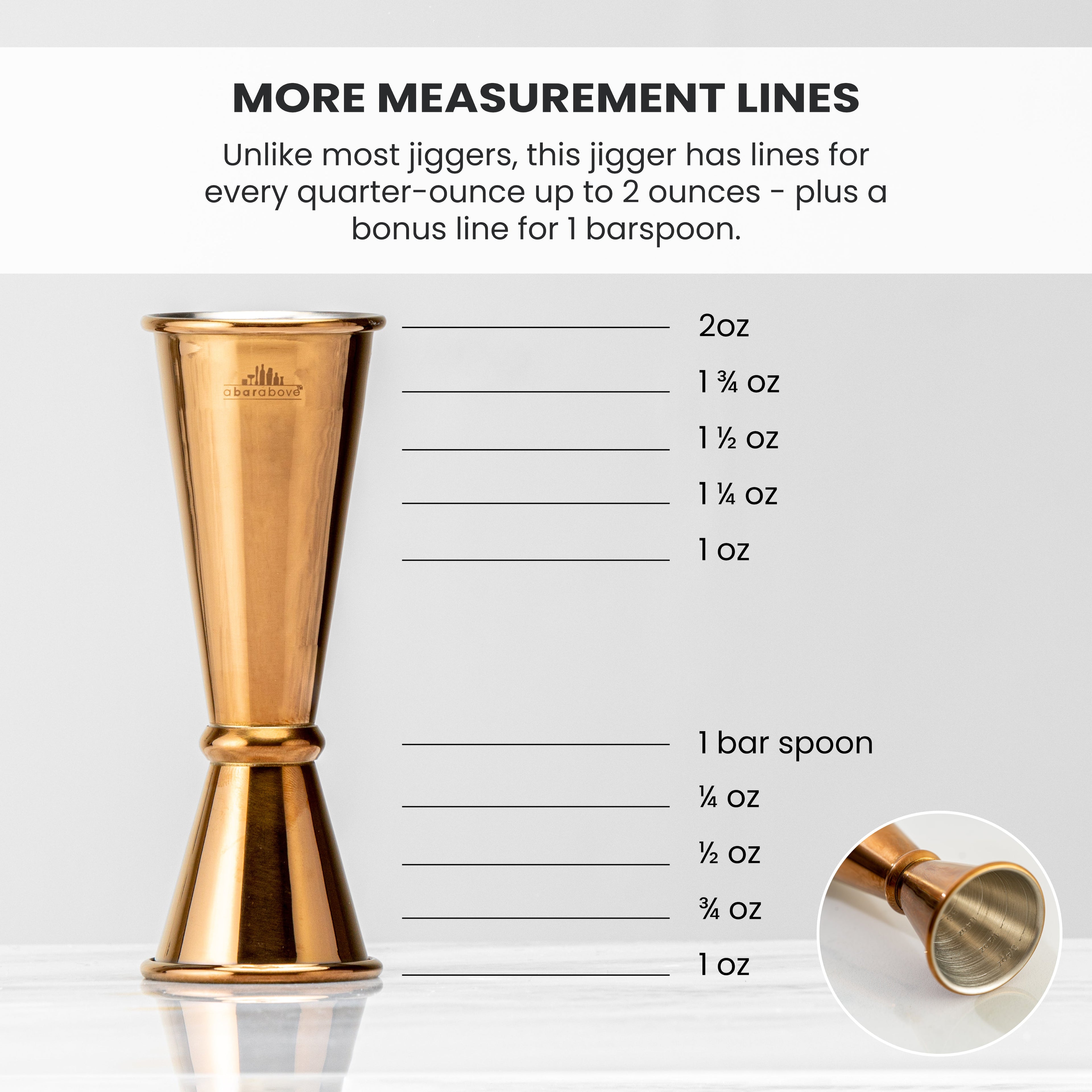 Gold Japanese Jigger