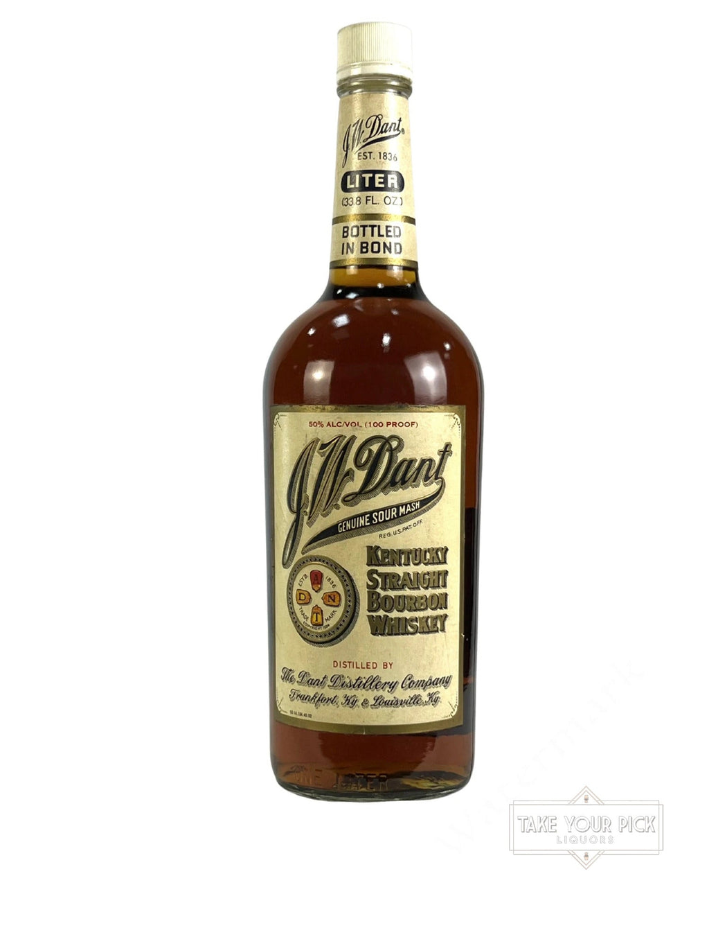 J.W. Dant Bottled in Bond 1989