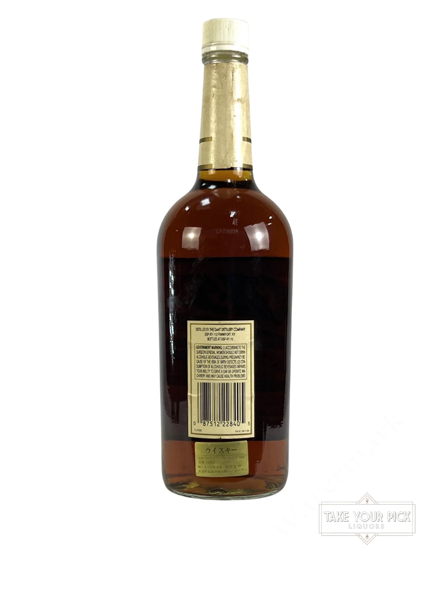 J.W. Dant Bottled in Bond 1989